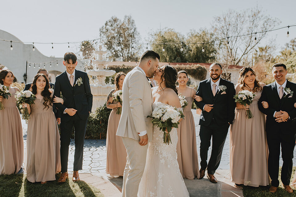 Taupe and Navy Wedding at Rancho Las Fuentes