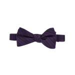 Purple Striped Bow Tie image number null