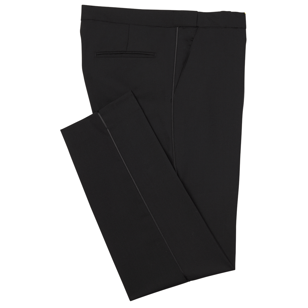 Black Slim Fit Tuxedo Pants